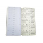  Ticket Book-Long Counter Book--  white colour